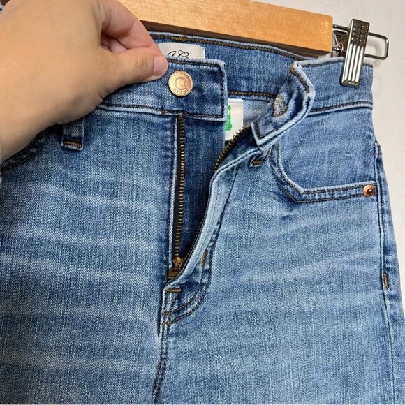 J Crew Denim Womens Size 25 9" High Rise Toothpick Jeans Light Wash Stretch - Picture 4 of 12